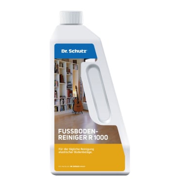 Dr. Schutz R 1000 Fußbodenreiniger - wasserbasiertes Wischpflegemittel für PVC, Linoleum, Vinyl - Med-Praxisbedarf