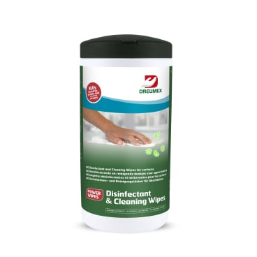 Desinfektionstücher für schnelle Reinigung - Dreumex Disinfectant & Cleaning Wipes - Med-Praxisbedarf