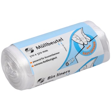 Transparente Müllbeutel 4 Liter von DEISS UNIVERSAL PLUS - für medizinische Einrichtungen und Pflege - Med-Praxisbedarf