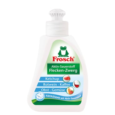 Frosch Aktiv-Sauerstoff Flecken-Zwerg - Fleckenentferner für Gras, Rotwein, Wäschevorbehandlung - Med-Praxisbedarf