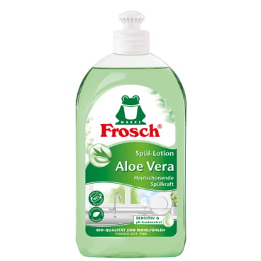 Frosch Aloe Vera Spülmittel hautfreundlich - für sensible Haut, Spül-Lotion für medizinische Einrichtungen - Med-Praxisbedarf