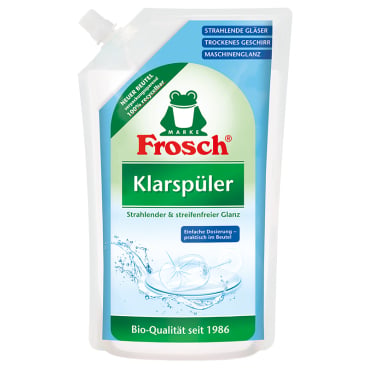 Frosch Bio-Alkohol Klarspüler - für glänzendes Geschirr in Geschirrspülern - Med-Praxisbedarf