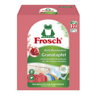 Waschpulver Frosch Sensitiv Aloe Vera - für empfindliche Haut, geeignet für klinische Textilien - Med-Praxisbedarf