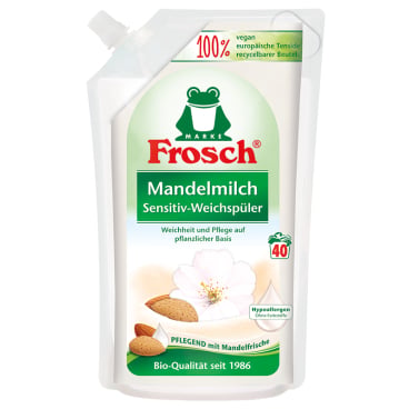 Frosch Sensitiv Weichspüler Flasche - ökologischer Textilerfrischer für Pflegeeinrichtungen - Med-Praxisbedarf