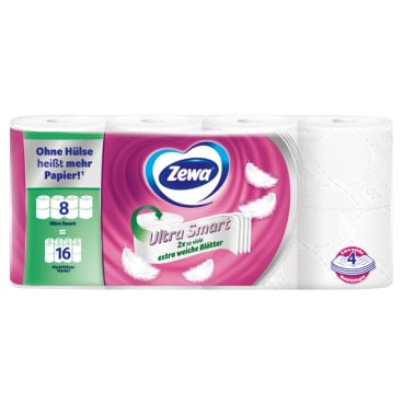 Zewa Toilettenpapier Ultra Smart 4-lagig - ohne Papierhülse, für Praxen und Kliniken - Med-Praxisbedarf