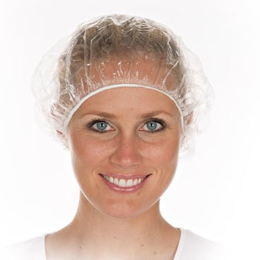 Transparente Duschhaube Einweg - HYGOSTAR 20 my Polyethylen für Patienten - Med-Praxisbedarf