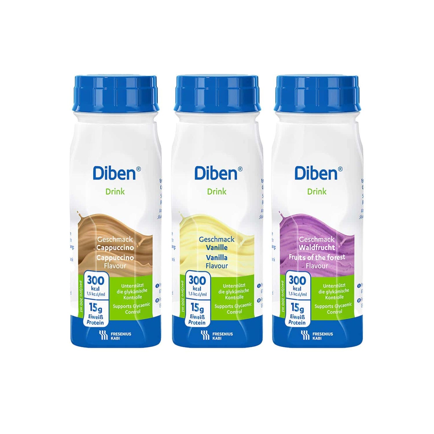Diben DRINK Trinknahrung Vanille - bei Mangelernährung, 300 kcal, von Fresenius Kabi - Med-Praxisbedarf