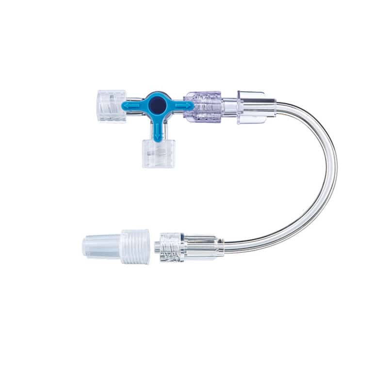 Drei-Wege-Hahn mit Leitung von Fresenius Kabi - für simultane Infusionstherapie, kompakt - Med-Praxisbedarf