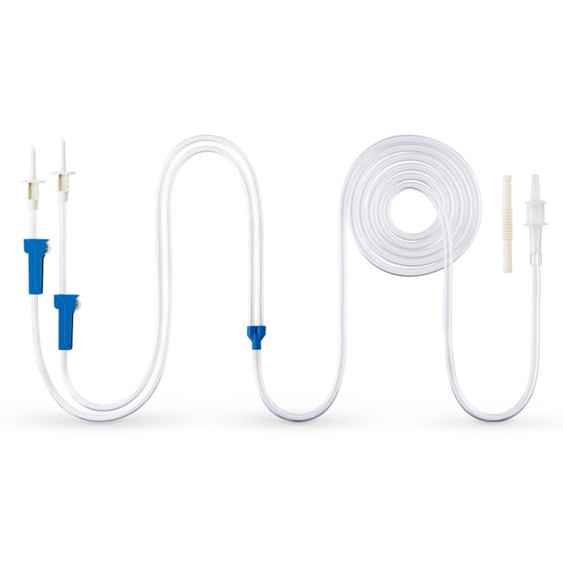 Zwillingsüberleitgerät 1 D/X Fresenius Kabi - mit Dorn-Anschluss für Infusionen - Med-Praxisbedarf