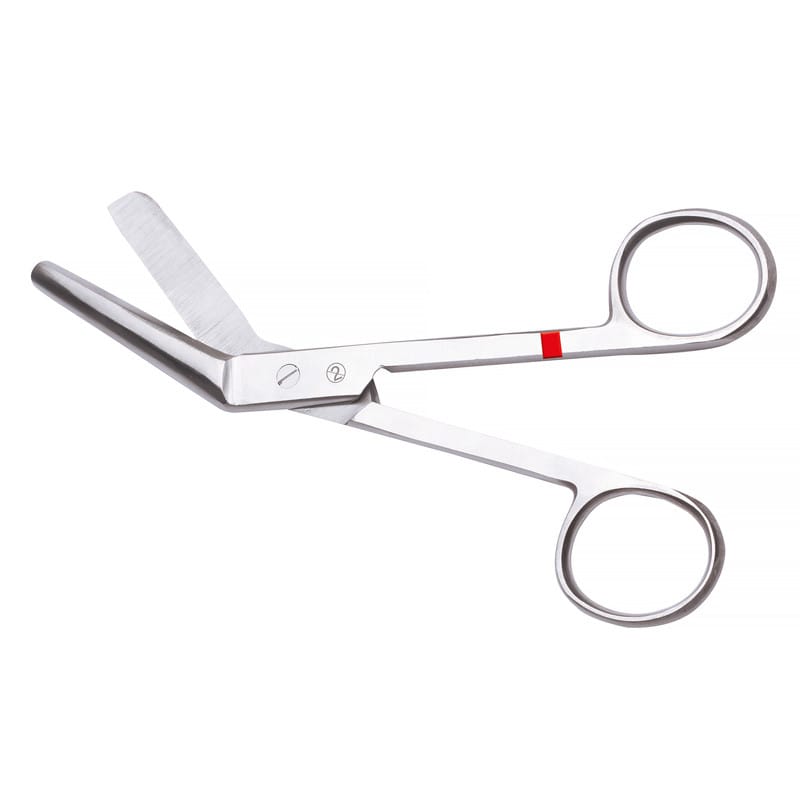 Fuhrmann Episiotomieschere - Einweginstrument 14,5 cm mit gewohnter Metall-Haptik - Med-Praxisbedarf