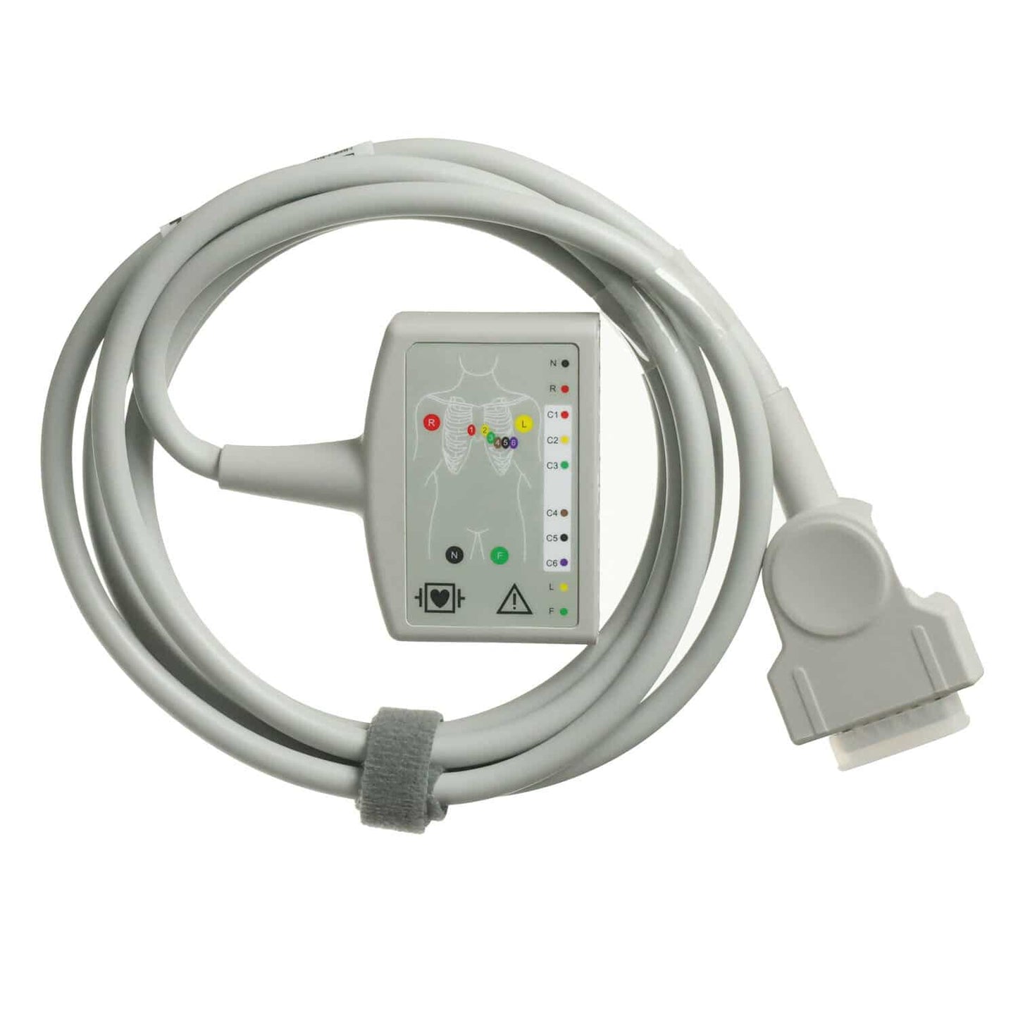 GE EKG-Stammleitung im Einsatz - verbindet Patienten mit Monitor für EKG-Aufzeichnung - Med-Praxisbedarf