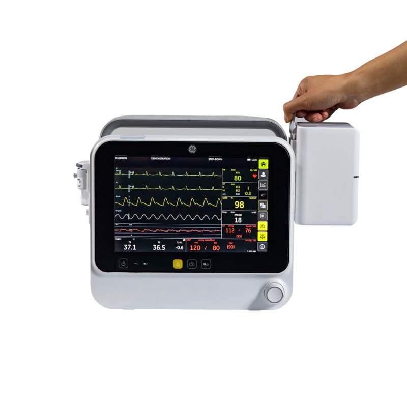 GE Patientenmonitor B125 von vorne - 12,1 Zoll Großdisplay mit klarer Anzeige - Med-Praxisbedarf