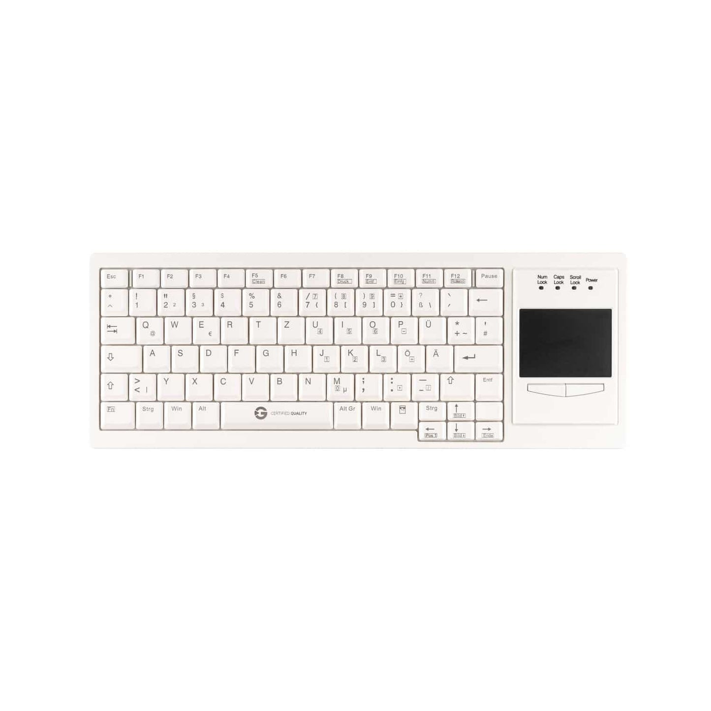 Cleantype Xtra Touch Tastatur-Layout - deutsche Tastenbelegung für medizinische Dokumentation - Med-Praxisbedarf
