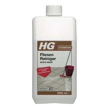 HG Produkt 20 Fliesen Reiniger extra stark - konzentrierte Reinigungslösung für professionelle Anwender - Med-Praxisbedarf