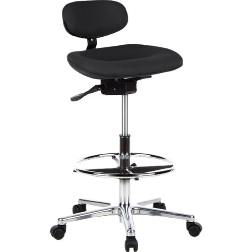 Ergonomischer Drehhocker für Körpergröße 150-195 cm - stufenlos höhenverstellbar - Med-Praxisbedarf