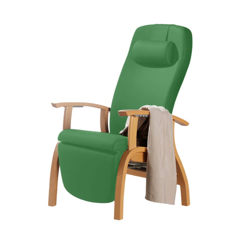 Holz-Fero e-move Pflegesessel von Haelvoet - elektrische Verstellung mit Handbedienteil - Med-Praxisbedarf
