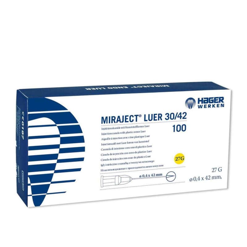 Luer Kanülen von Miraject - passen auf alle gängigen Luer-Spritzen - Med-Praxisbedarf