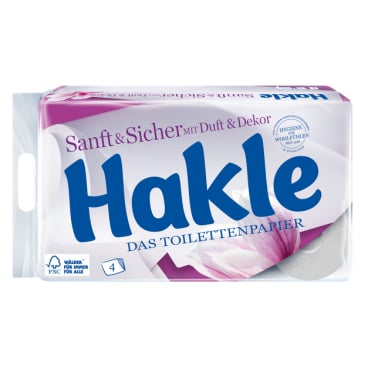 Hakle Sanft & Sicher Toilettenpapier - vierlagig für medizinische Einrichtungen - Med-Praxisbedarf