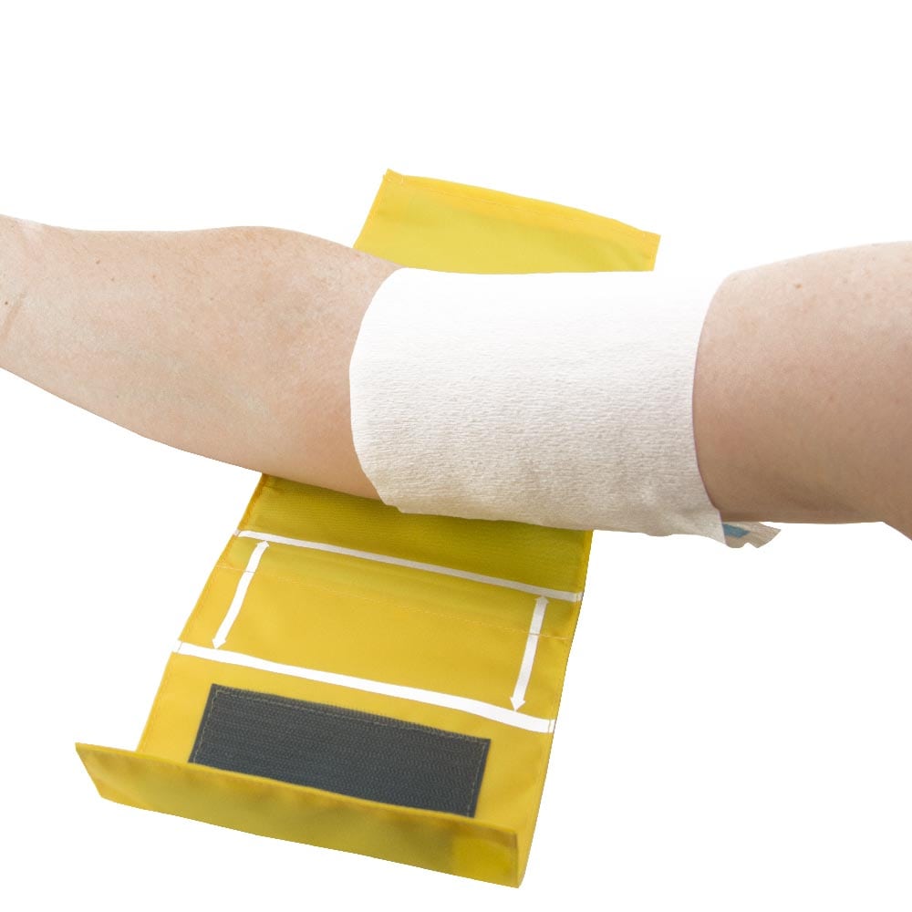 Selbsthaftende Einmal-Schutzstreifen 1x2 Rollen - für hygienische Blutdruckmessung im Praxisalltag - Med-Praxisbedarf
