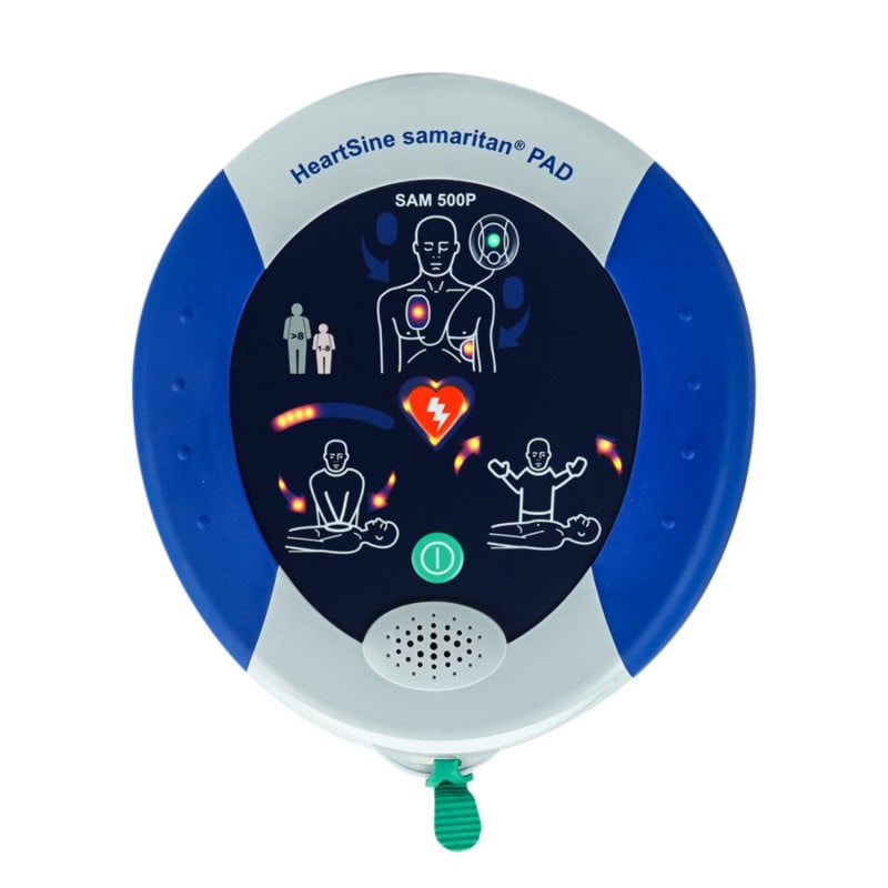HeartSine samaritan PAD 500P halbautomatischer AED - mit integriertem CPR Advisor - Med-Praxisbedarf