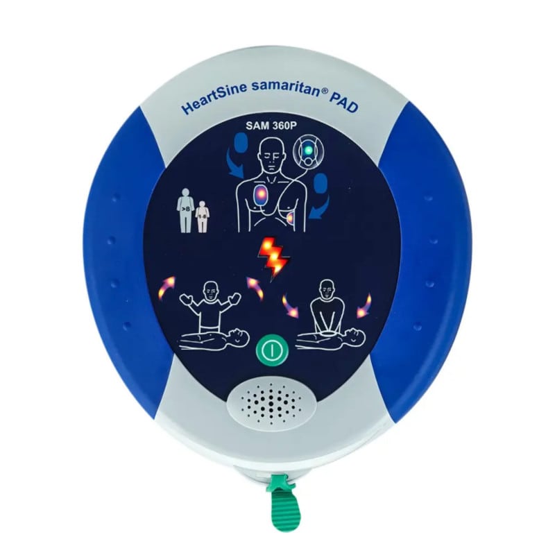 HeartSine samaritan PAD im Größenvergleich - handlich und leicht für den Notfall - Med-Praxisbedarf