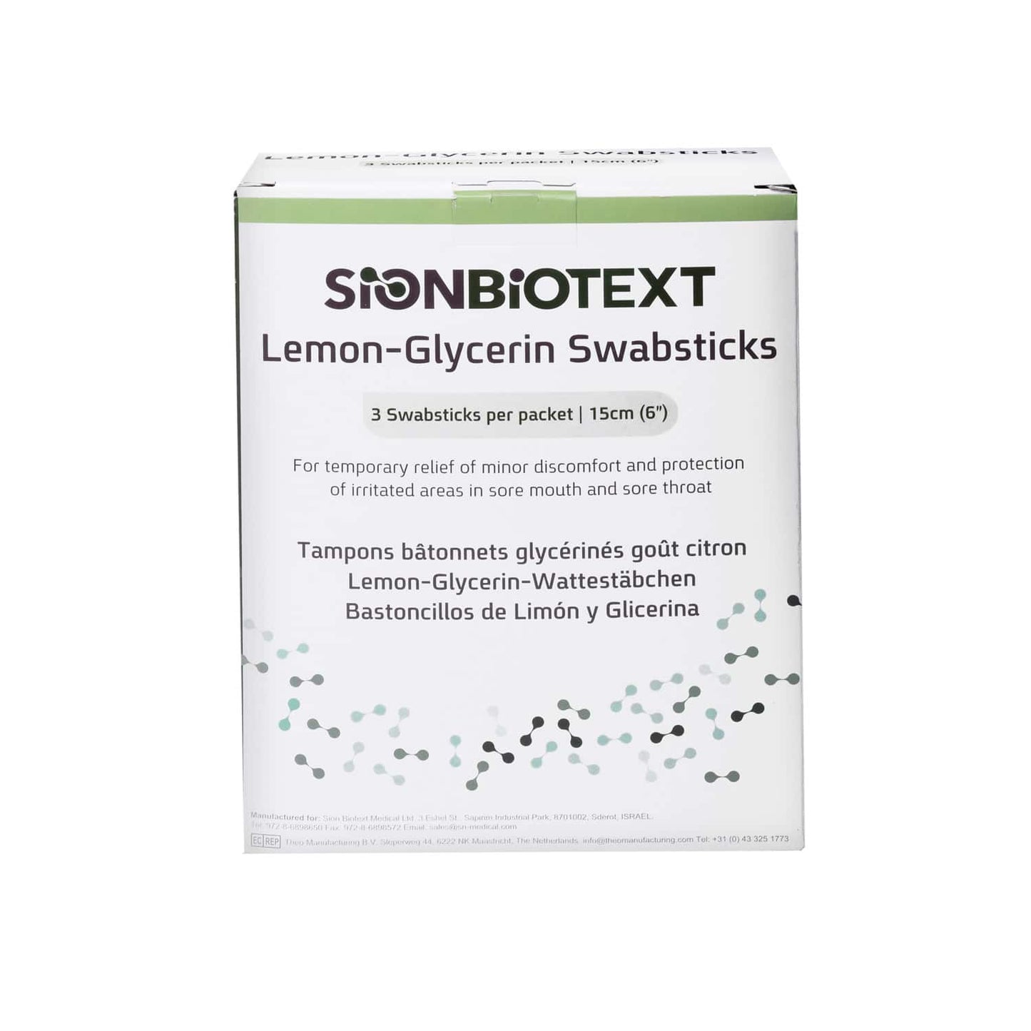 Packung Lemon-Swab Mundpflegestäbchen - Mehrfachpackung für den klinischen und pflegerischen Bedarf - Med-Praxisbedarf
