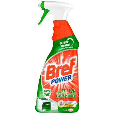 Bref Power Küchenreiniger Spray gegen Fett - für Herd, Backofen und verschmutzte Flächen - Med-Praxisbedarf