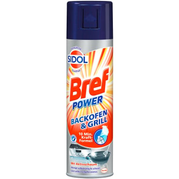 Sidol Bref Power Backofenreiniger - Spray für Fett und Grillverschmutzungen - Med-Praxisbedarf