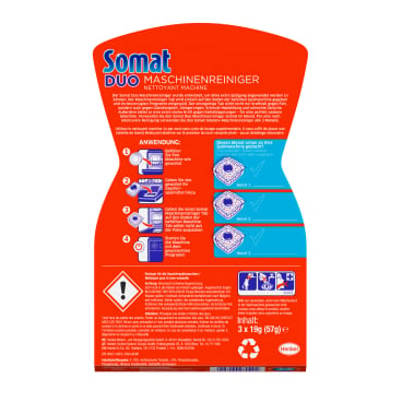 Somat Duo Maschinenreiniger - Dose mit Tabs zur Maschinenpflege und Entkalkung - Med-Praxisbedarf