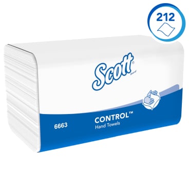 SCOTT Control Hygiene Handtücher V-Falz - Einzelhandtuch aus der Packung - Med-Praxisbedarf
