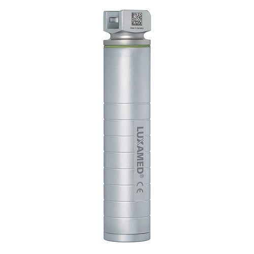 LuxaScope Laryngoskopgriff mit LED-Beleuchtung - glasperlengestrahltes, mattes Design für zuverlässige Intubation - Med-Pr...