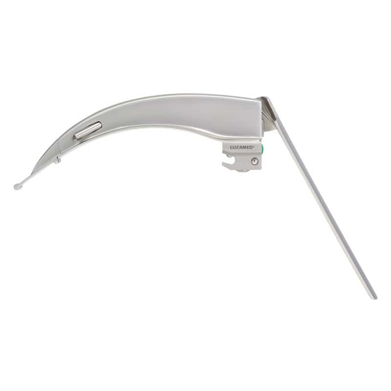 Luxamed F.O. McCoy-Spatel für Intubation - passt zu allen Laryngoskop-Griffen nach ISO 7376 - Med-Praxisbedarf