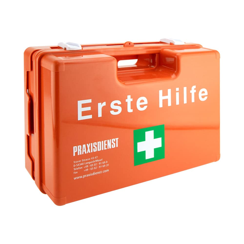 Erste-Hilfe-Koffer Leina Werke - robuster Koffer mit Norm-Befüllung für den professionellen Einsatz - Med-Praxisbedarf