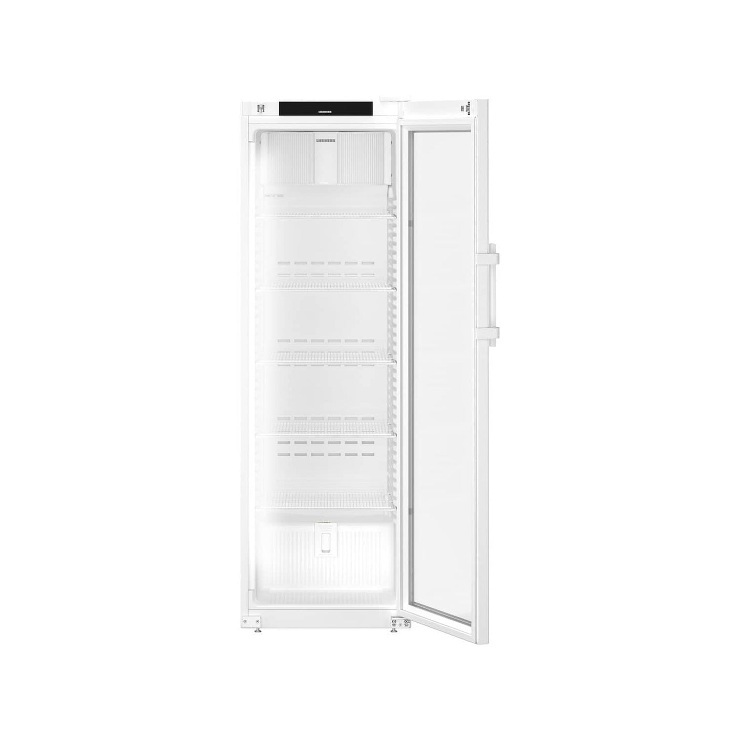 Innenraum Liebherr HMFvh 4011 Kühlschrank - verstellbare Glasböden und Beleuchtung - Med-Praxisbedarf