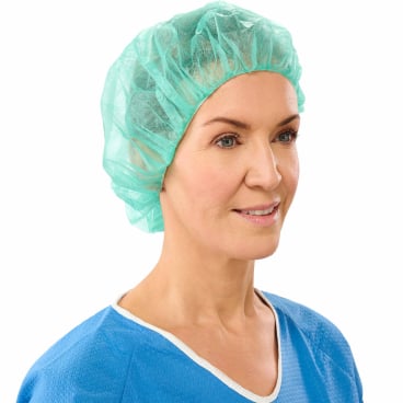 Baretthaube Sentinex® Easy aus Vliesstoff - deckt Haare zuverlässig ab, Einweg - Med-Praxisbedarf