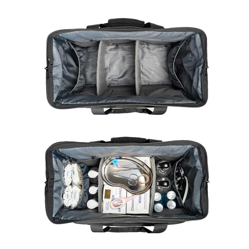 Matein Pflegetasche geschlossen - praktische Tasche für medizinische Einsätze und Besuche - Med-Praxisbedarf