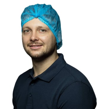 Einmalhaube NITRAS Klipphaube 55cm - praktische Haube für den Einsatz in Klinik und Praxis - Med-Praxisbedarf