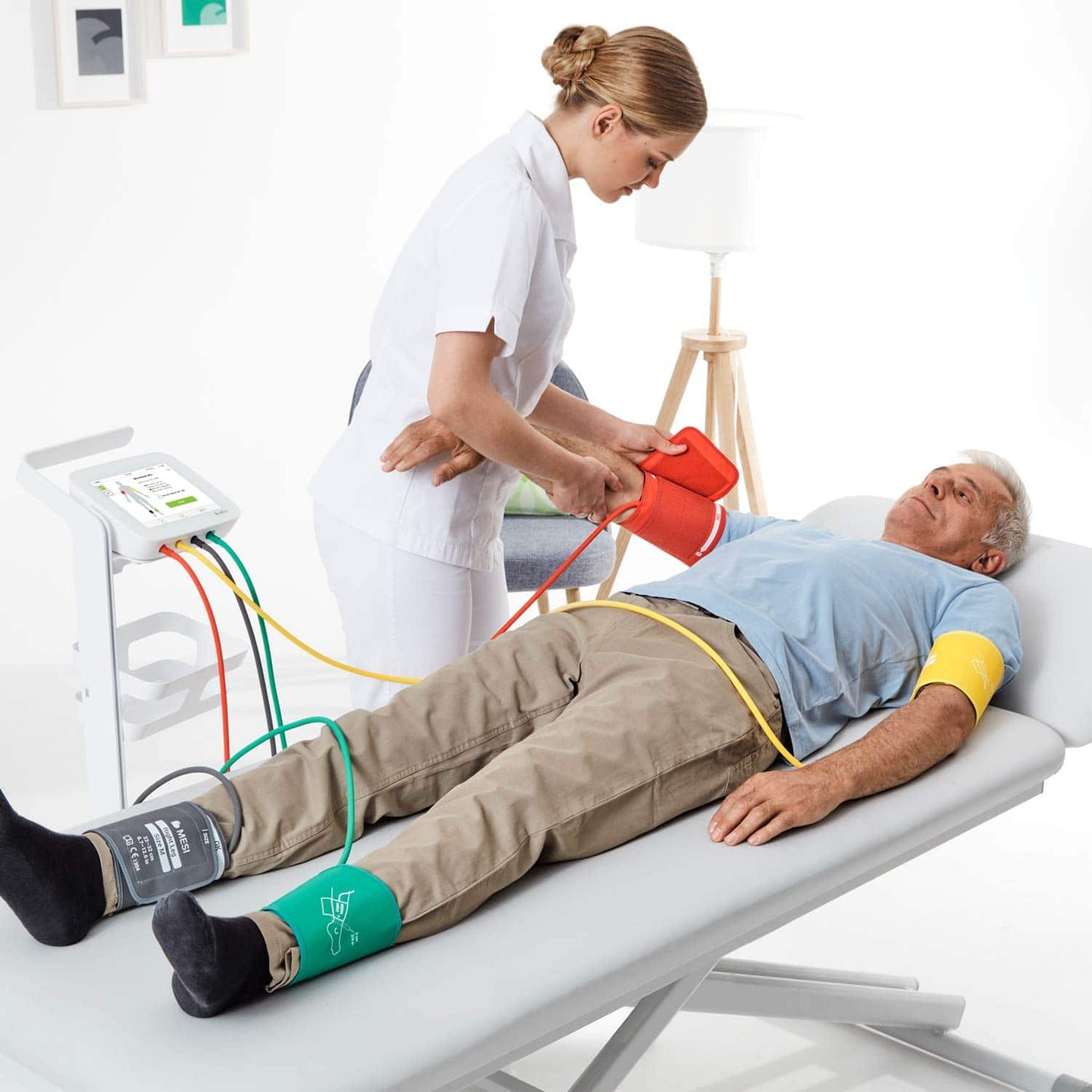 MESI ABPI MD Messsystem 2. Generation - automatische Knöchel-Arm-Index Messung in einer Minute - Med-Praxisbedarf
