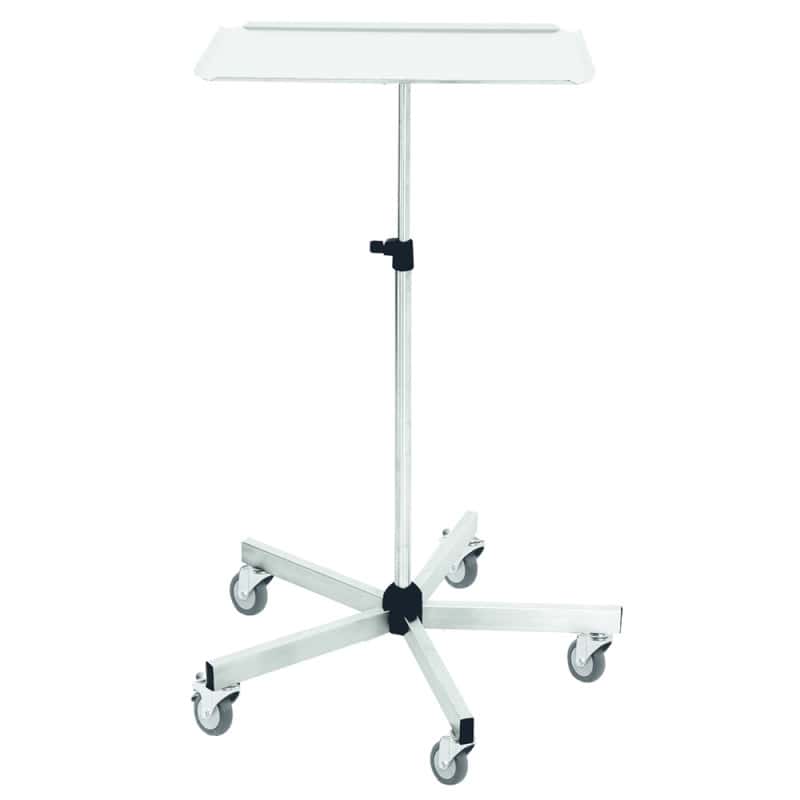 OP-Beistelltisch mit 35x50 cm Platte - praktischer Medizintisch für Operationssaal und Praxis - Med-Praxisbedarf