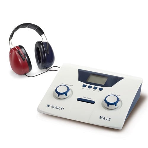Audiometer Maico MA 25 - batteriebetriebenes Screening-Audiometer - Med-Praxisbedarf