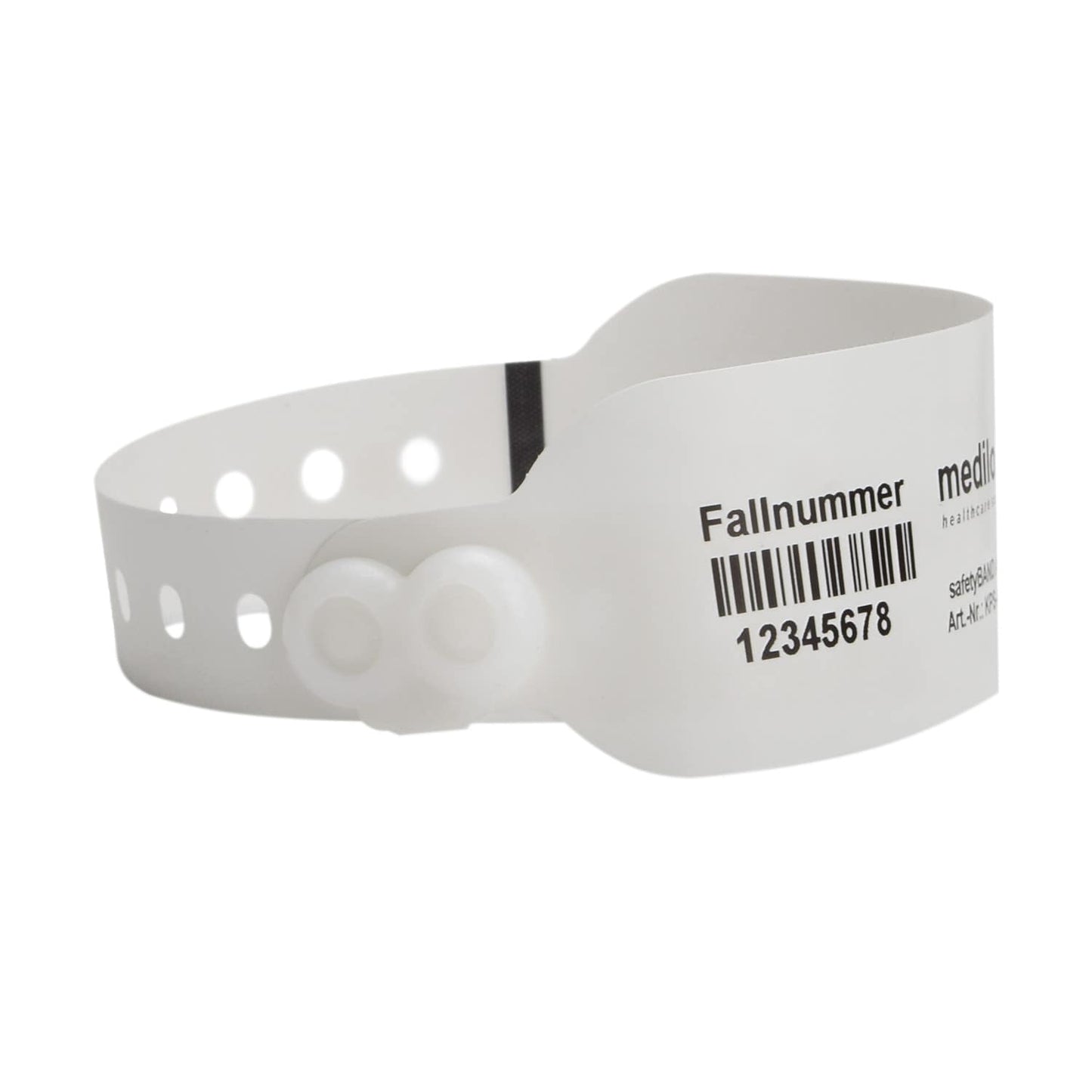 Patientenarmband safetyBAND in Blau - sichere Patientenidentifikation mit antimikrobieller Schicht - Med-Praxisbedarf