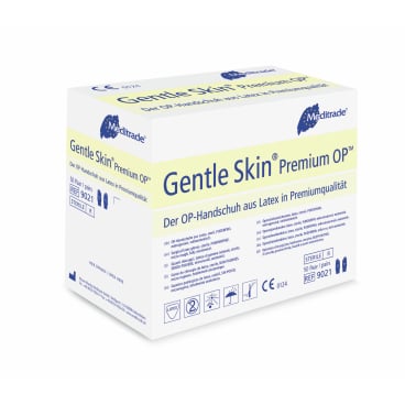 Gentle Skin® Premium OP-Handschuh Latex - besonders komfortable Fingerspitzen, steril - Med-Praxisbedarf
