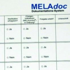 Melag Dokumentationsblätter - zur klaren Dokumentation von Sterilisationsprozessen - Med-Praxisbedarf