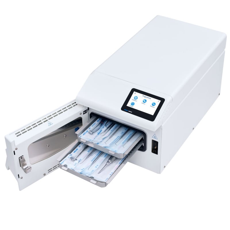 Vacuclave 105 Bedienpanel - Display und Steuerungstasten des Autoklaven - Med-Praxisbedarf
