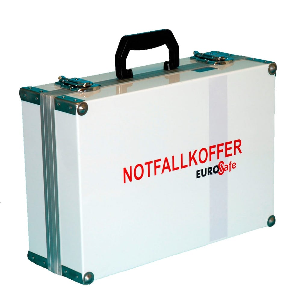 Notfallkoffer EuroSafe II mit 1 Liter Sauerstoffflasche - für Arztpraxen und Kliniken - Med-Praxisbedarf