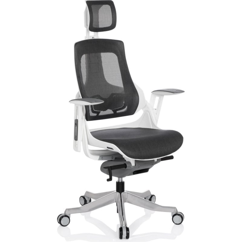 Bürostuhl SPEKTRE ergonomisch - für Arztpraxen mit 2D-Armlehnen, höhen- und breitenverstellbar - Med-Praxisbedarf