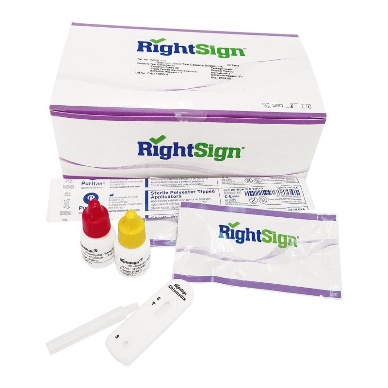 Right Sign Chlamydien-Schnelltest - für Arztpraxen und Kliniken, einfache Anwendung - Med-Praxisbedarf