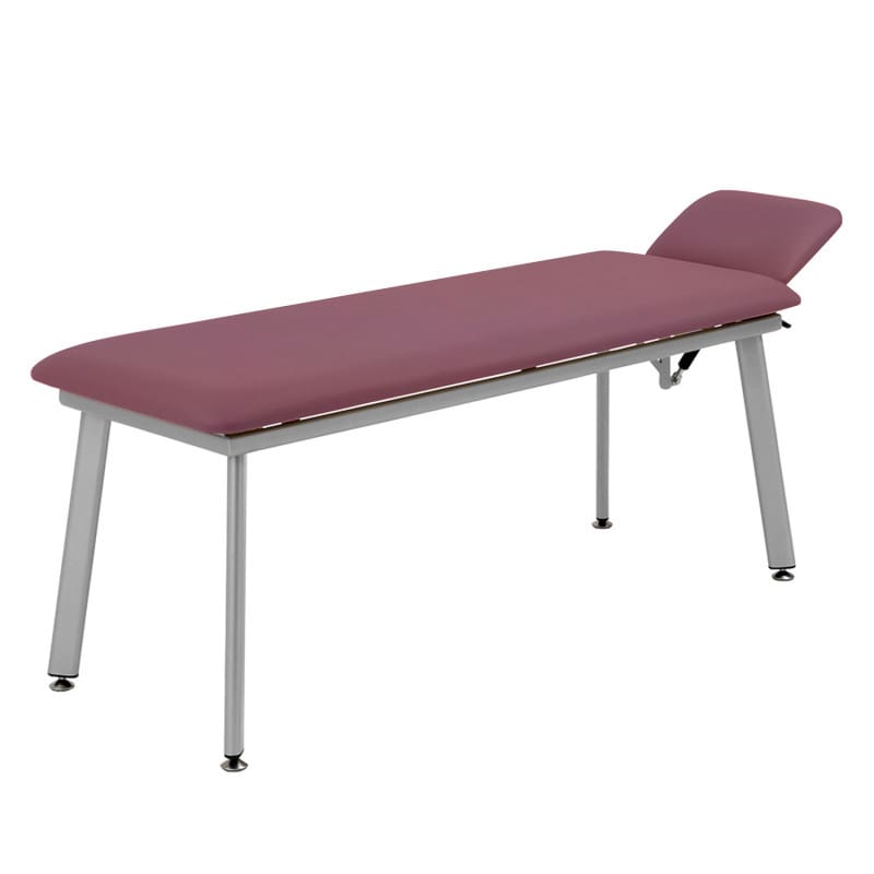 Design-Untersuchungsliege in Grau - Maße 190x62x70 cm (LxBxH), modernes Design - Med-Praxisbedarf