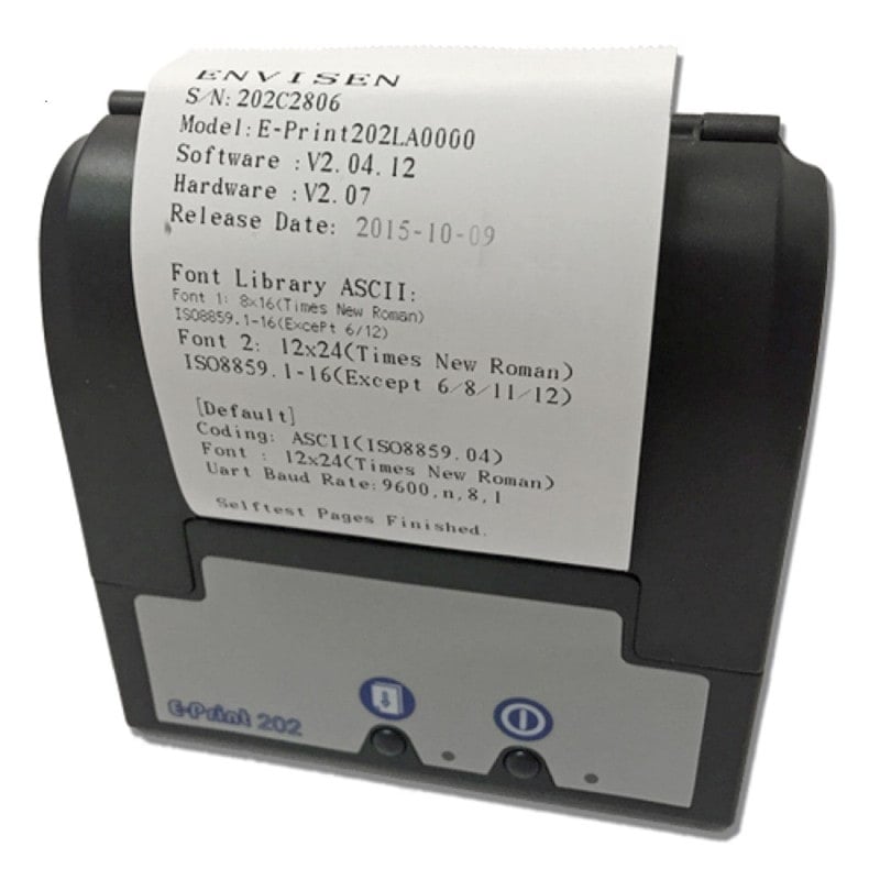 EnviteC Mini-Thermodrucker - kompakter Drucker für medizinische Einrichtungen und AlcoQuant - Med-Praxisbedarf