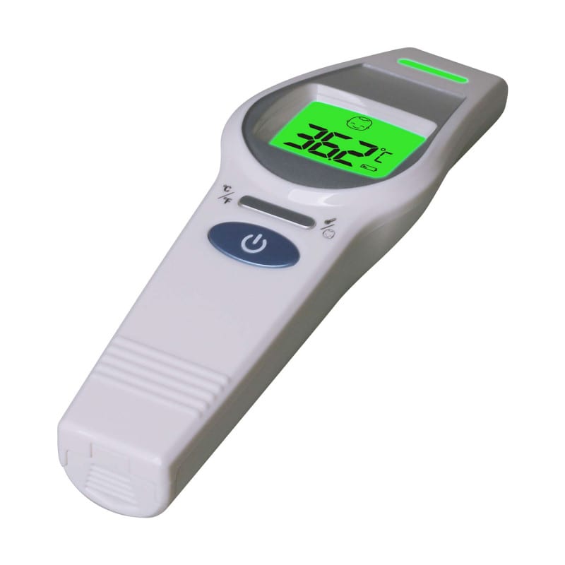 Infrarot Fieberthermometer kontaktlos - für Stirnmessung in Praxis, Klinik und Pflege - Med-Praxisbedarf